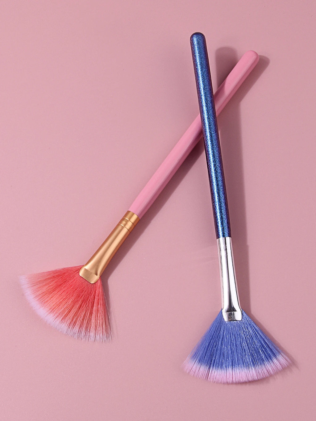Fan Highlight & Contour Brush – Loose Powder Blending Tool Makeup Brush Set Nixie
