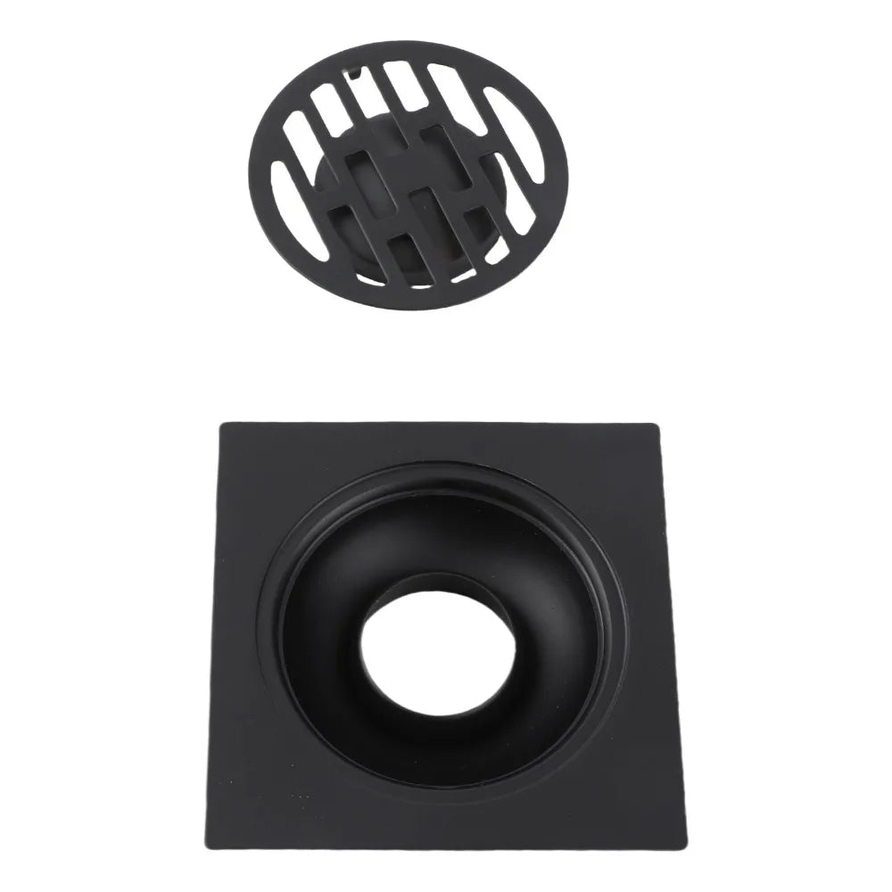 Black Stainless Steel Floor Drain – Odor-Proof Quick Shower Drain Shower Floor Drain Nixie