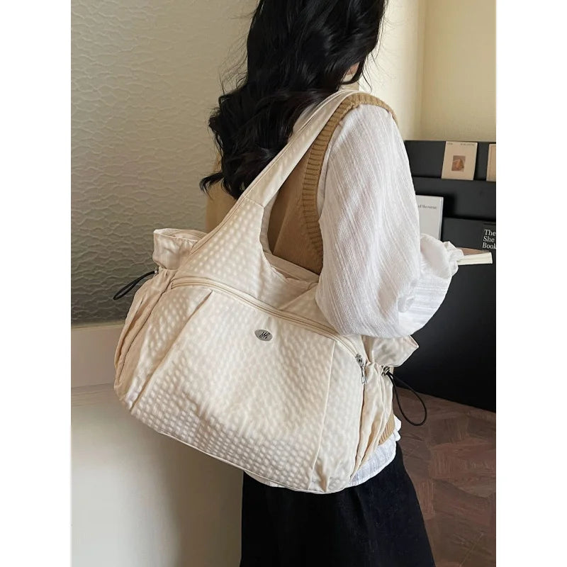 Women's Large Plaid Tote Bag for Travel & Commuting Tote Bag Nixie