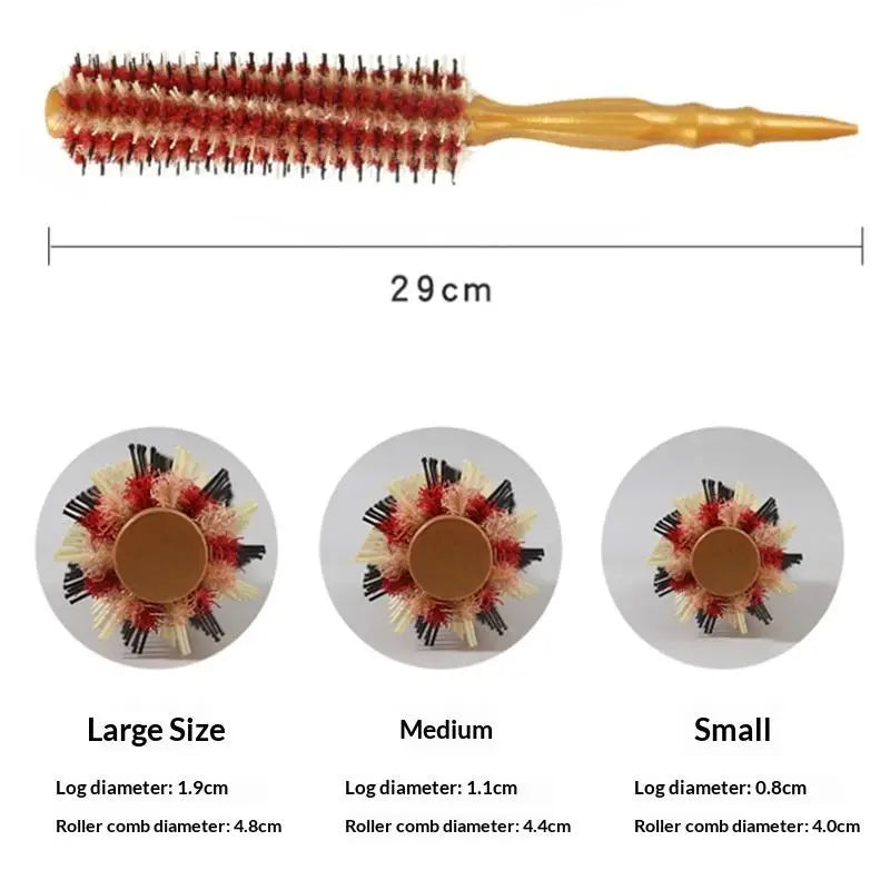 Round Curling Brush Comb for Medium to Long Hair | Nixie Round Hair Brush Nixie