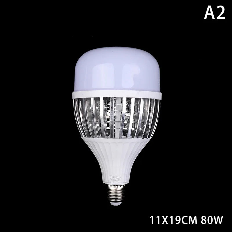 High Power E27 LED Bulb 50-300W Garage & Home Light 220V LED Light Bulb Nixie 80W