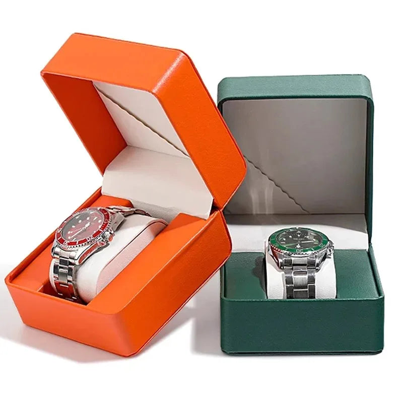 PU Leather Single Watch Box – Display Case & Travel Organizer Watch Storage Box Nixie