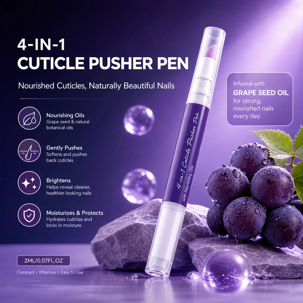 4-in-1 Cuticle Oil Pen – Jojoba, Lavender & Grape Extract Cuticle Oil Pen Nixie