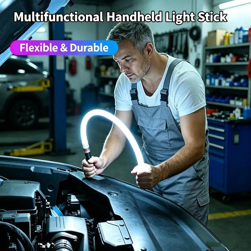 Flexible LED Work Light Stick – Cordless Rechargeable Flashlight LED Work Flashlight Nixie
