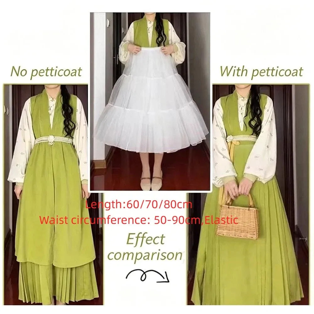 Lolita Petticoat Crinoline Underskirt – Cosplay & Bridal Petticoat Underskirt Nixie