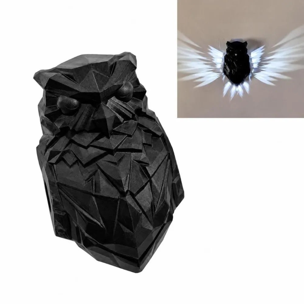 3D Animal Wall Light – LED Night Lamp, ABS, Battery Powered