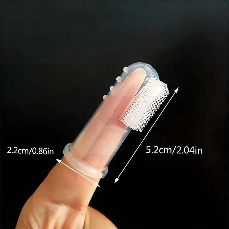 Soft Silicone Pet Finger Toothbrush for Dogs & Cats Pet Dental Brush Nixie