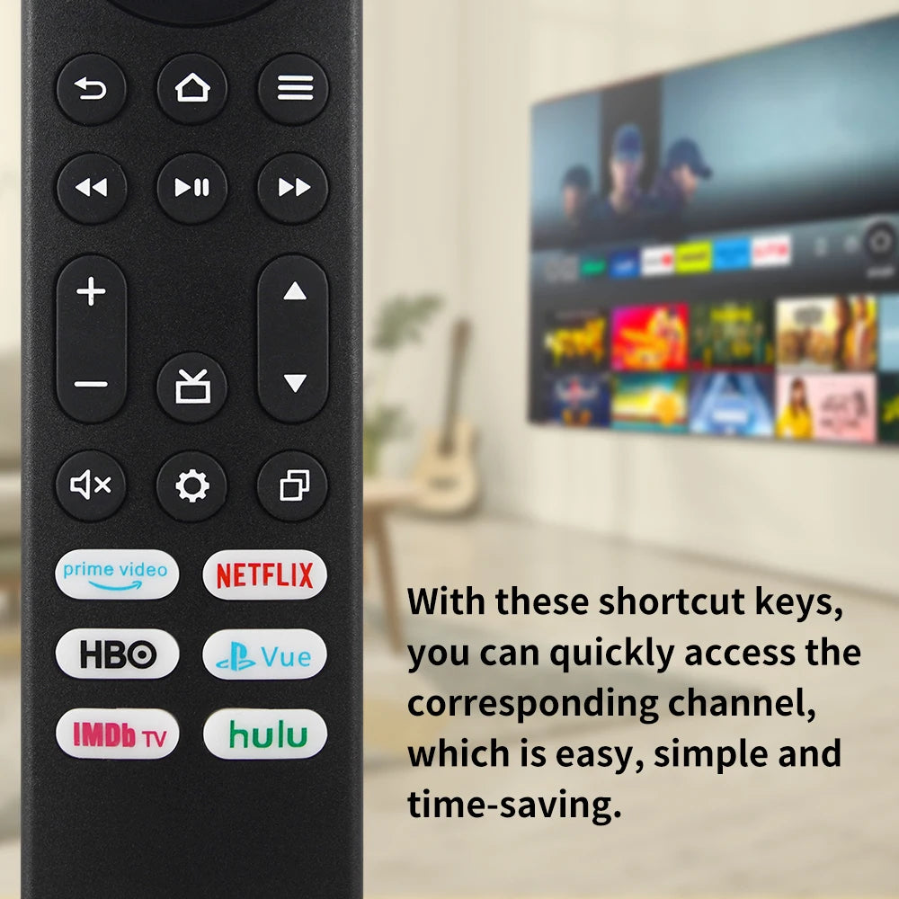 Replacement Remote for Toshiba & Insignia Smart TVs | 6 Shortcuts TV Remote Control Nixie