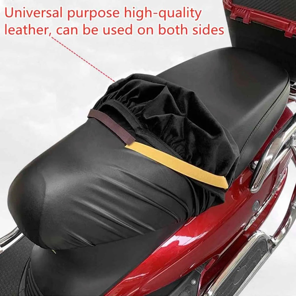 Waterproof PU Leather Motorcycle Seat Cover | UV & Dust Guard Motorcycle Seat Cover Nixie