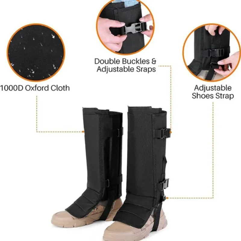 Heavy Duty Hunting Gaiters – Snake & Thorn Leg Guards Hunting Leg Gaiters Nixie