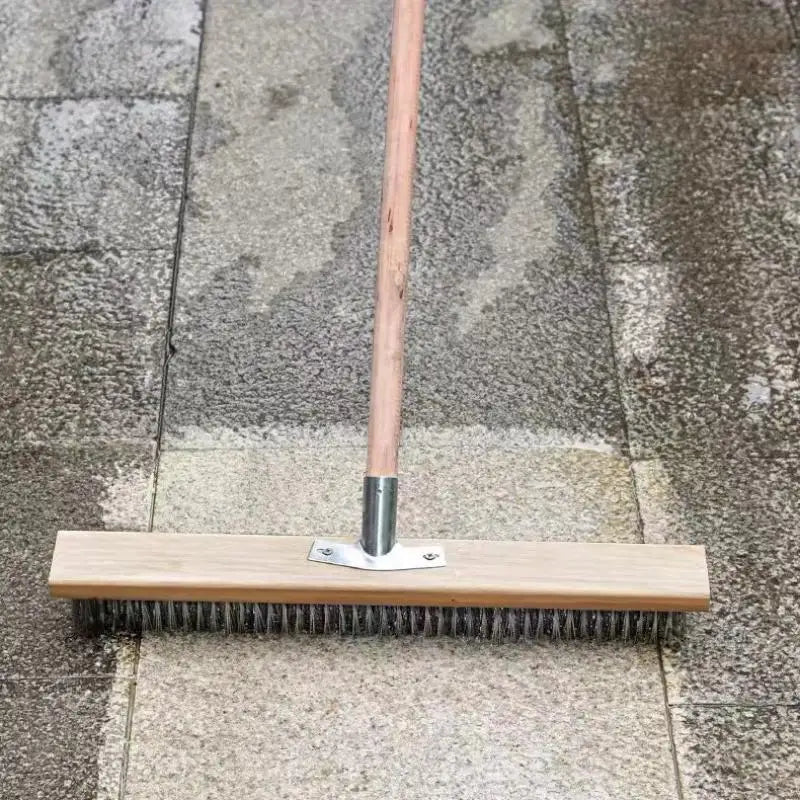 Heavy Duty Steel Wire Deck Brush Head 20cm 30cm 50cm Wire Deck Brush Nixie