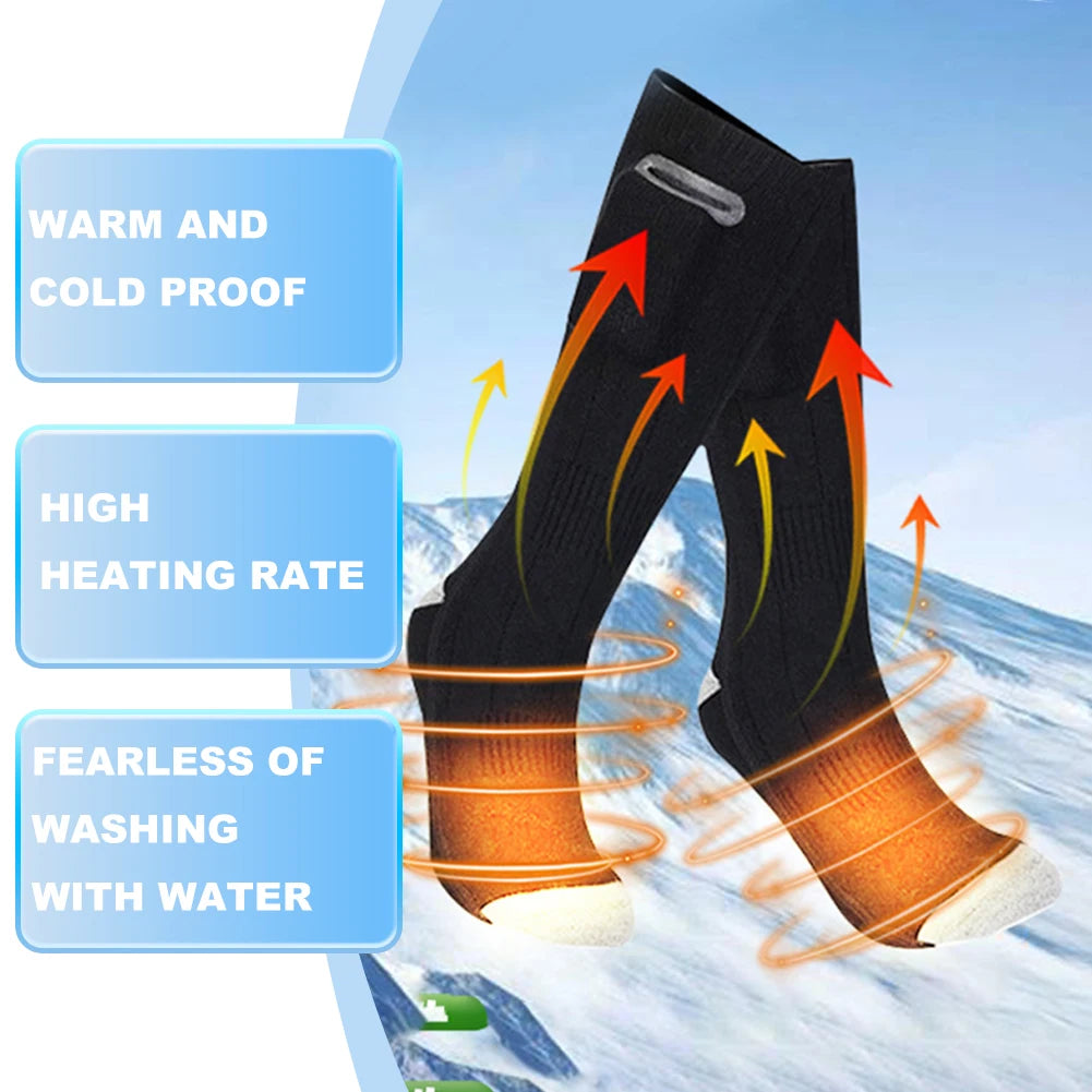Electric Heated Socks 3-Mode Thermal Foot Warmer | Men & Women Electric Heated Socks Nixie