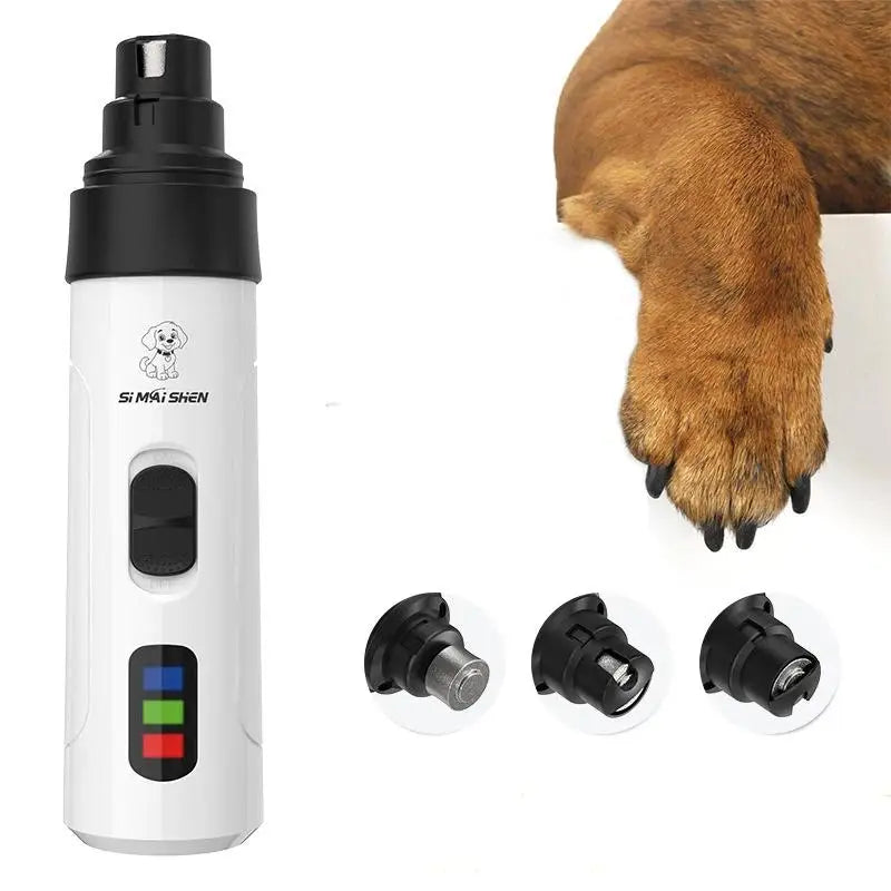 Electric Pet Nail Grinder – Quiet Dog & Cat Nail Trimmer Pet Nail Grinder Nixie
