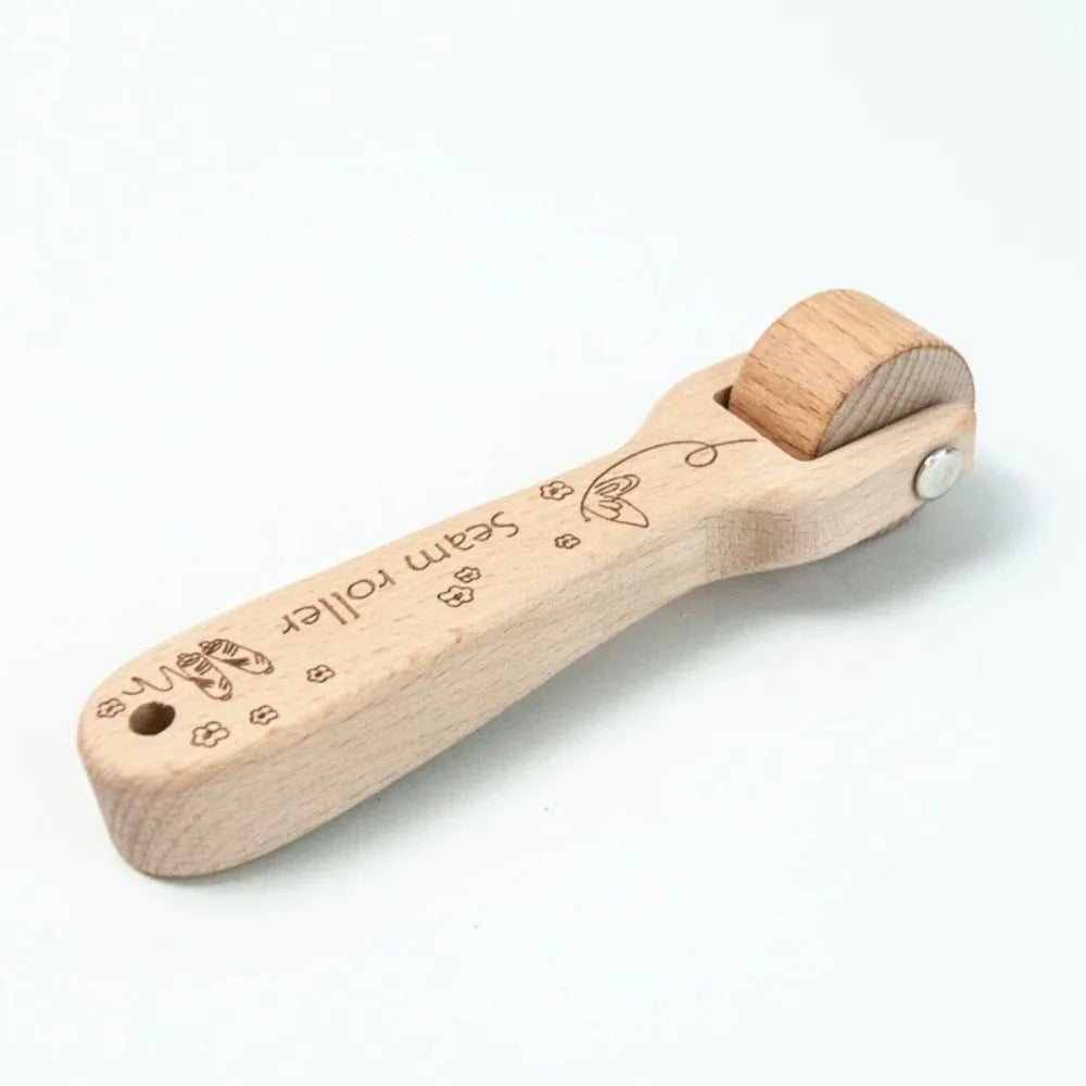 Bamboo Seam Roller Pressing Wheel – Sewing & Quilting Tool Sewing Seam Roller Nixie 1pc