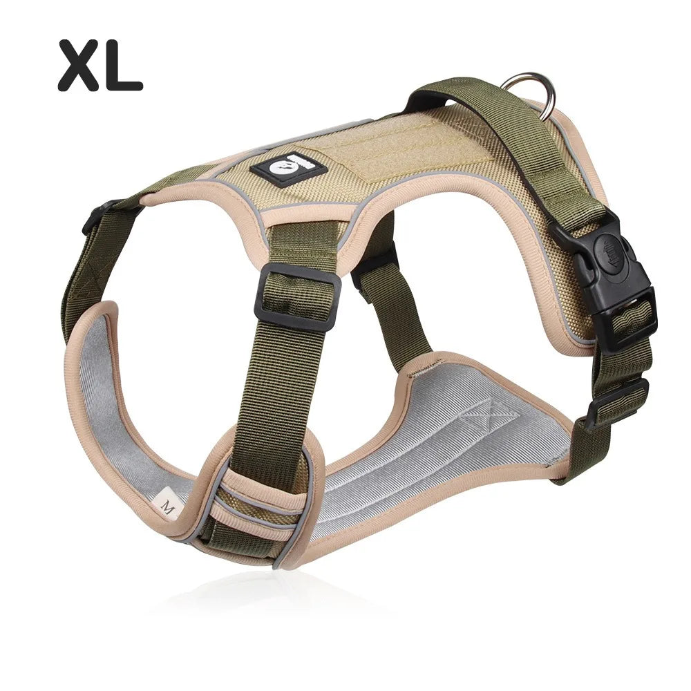 Reflective Dog Harness Vest – Adjustable Anti-Chew Chest Strap