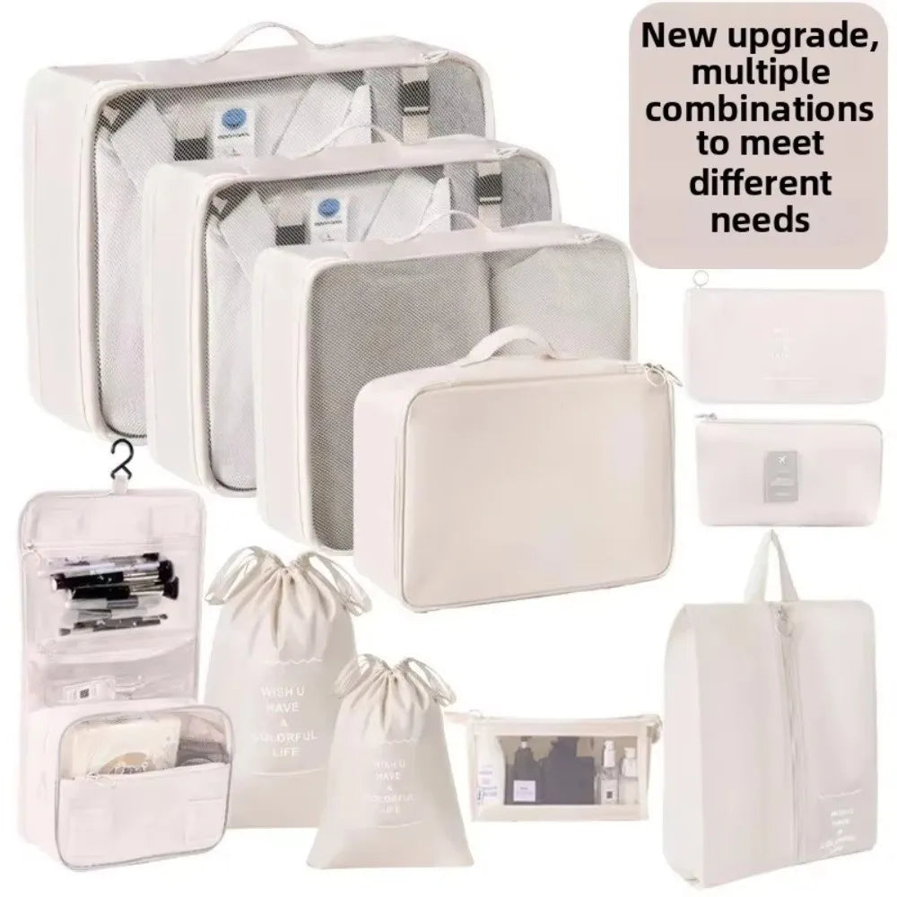 7-Piece Travel Organizer Bag Set – Waterproof Packing Cubes Travel Organizer Set Nixie