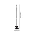 Suction Cup Car Flag Pole Mount | Stainless Steel Bracket Car Flag Mount Nixie Black