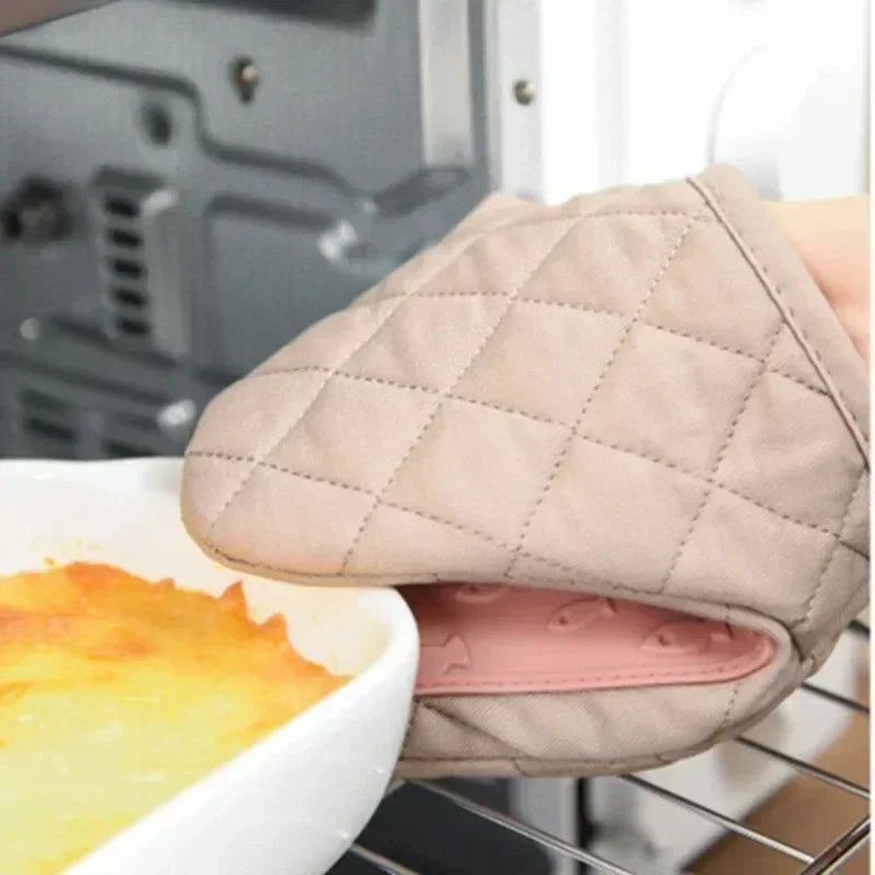 Silicone Oven Glove Clamp – Heat-Resistant Kitchen Mitt Silicone Oven Mitt Nixie