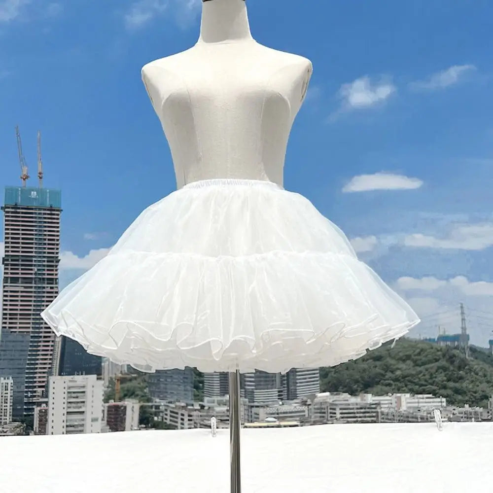 Lolita 4-Layer Boneless Puffy Petticoat Fluffy Skirt Support Lolita Petticoat Nixie