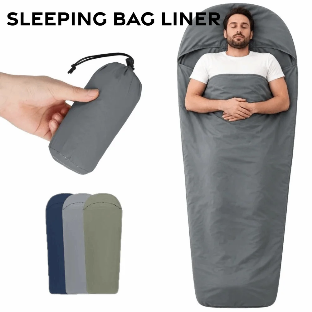 Ultralight Nylon Sleeping Bag Liner – Single Size Camping Sheet Sleeping Bag Liner Nixie