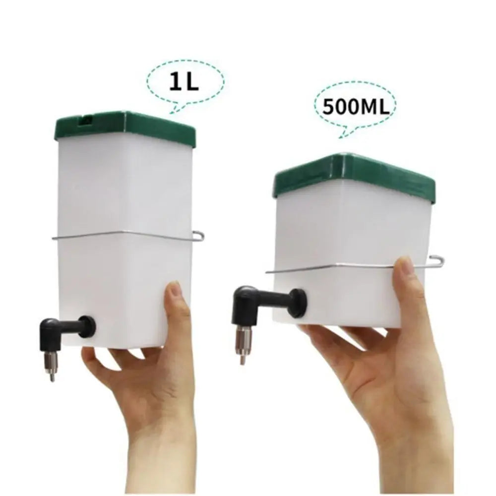 Automatic Rabbit Water Bottle Cage Drinker – 500ml & 1L