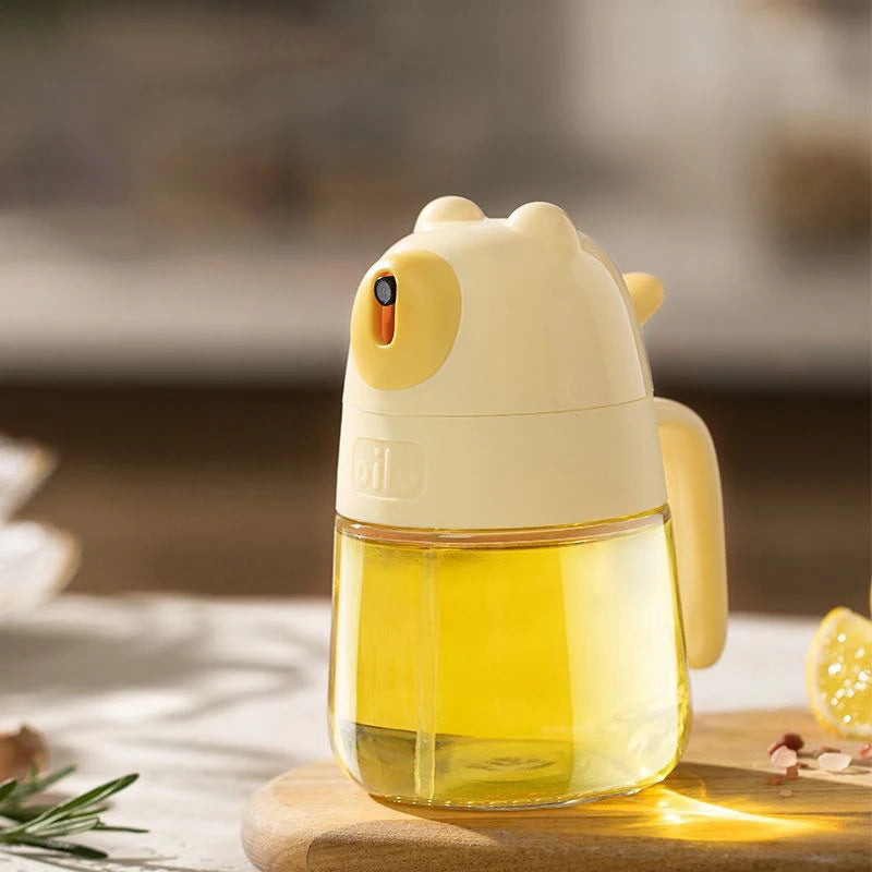 Glass Press-Spray Oil Dispenser Bottle – BBQ, Baking & Kitchen Oil Spray Dispenser Nixie