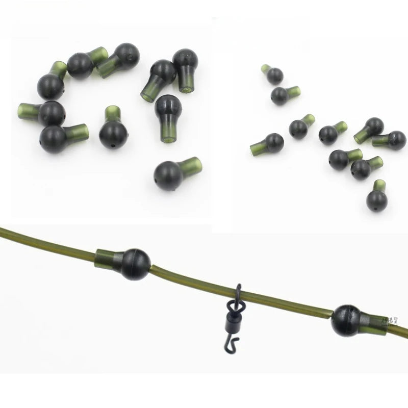 20pcs Rubber Buffer Balls 5.5g Carp Fishing Terminal Tackle Fishing Terminal Tackle Nixie