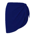 Chiffon Beach Cover Up Dress – Sheer UPF Swimsuit Skirt Swimsuit Cover Up Nixie Navy Blue One Size