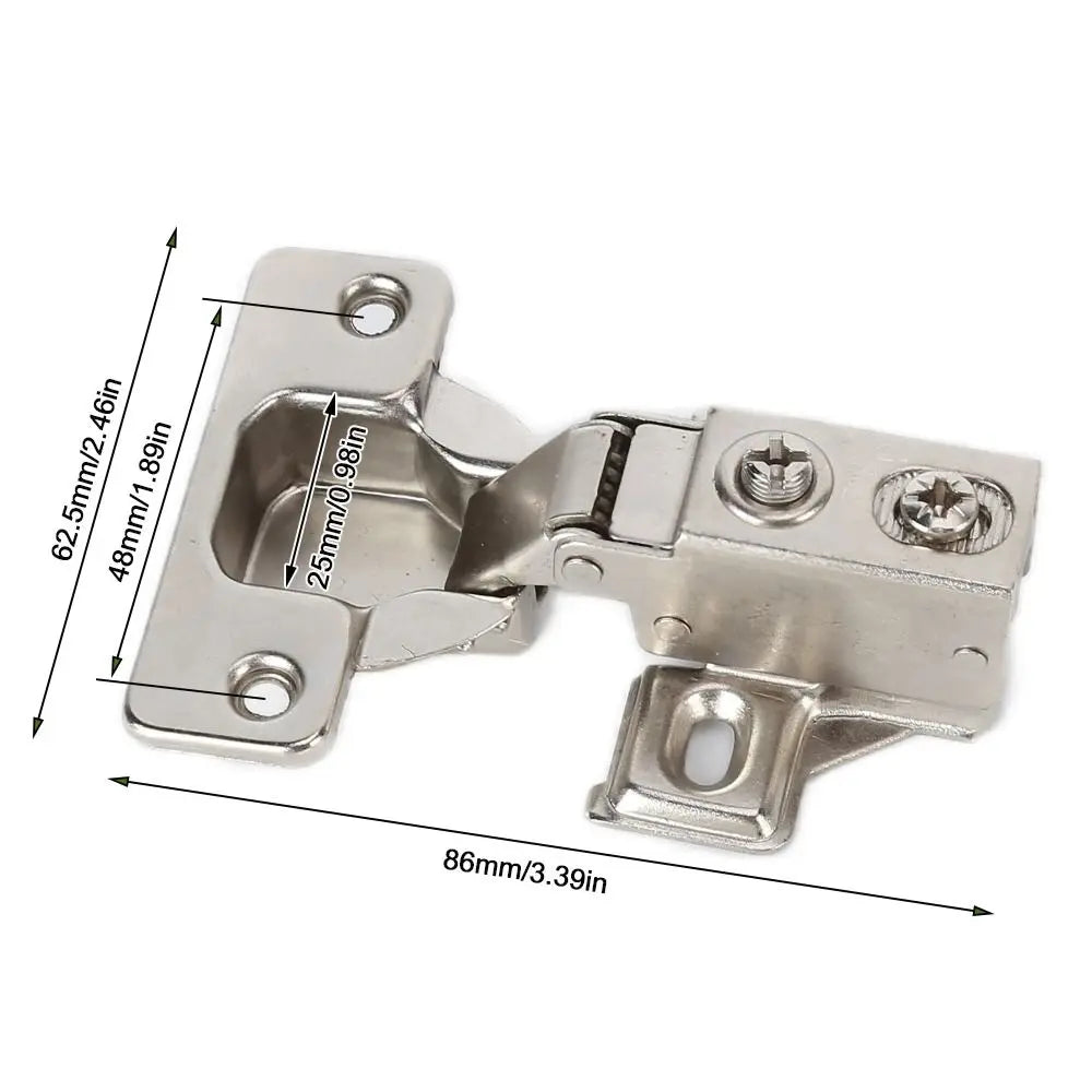 Soft Close Cabinet Hinge Short Arm Hydraulic Damper Steel