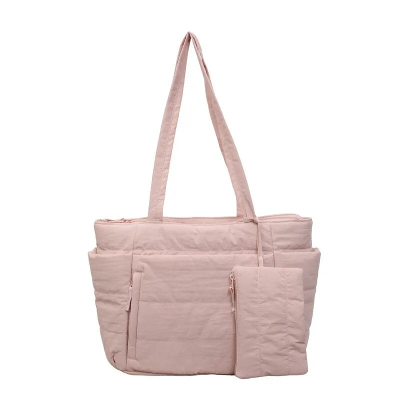 Large Flannel Tote Bag – Women's Laptop Shoulder Commuter Bag Women's Tote Bag Nixie