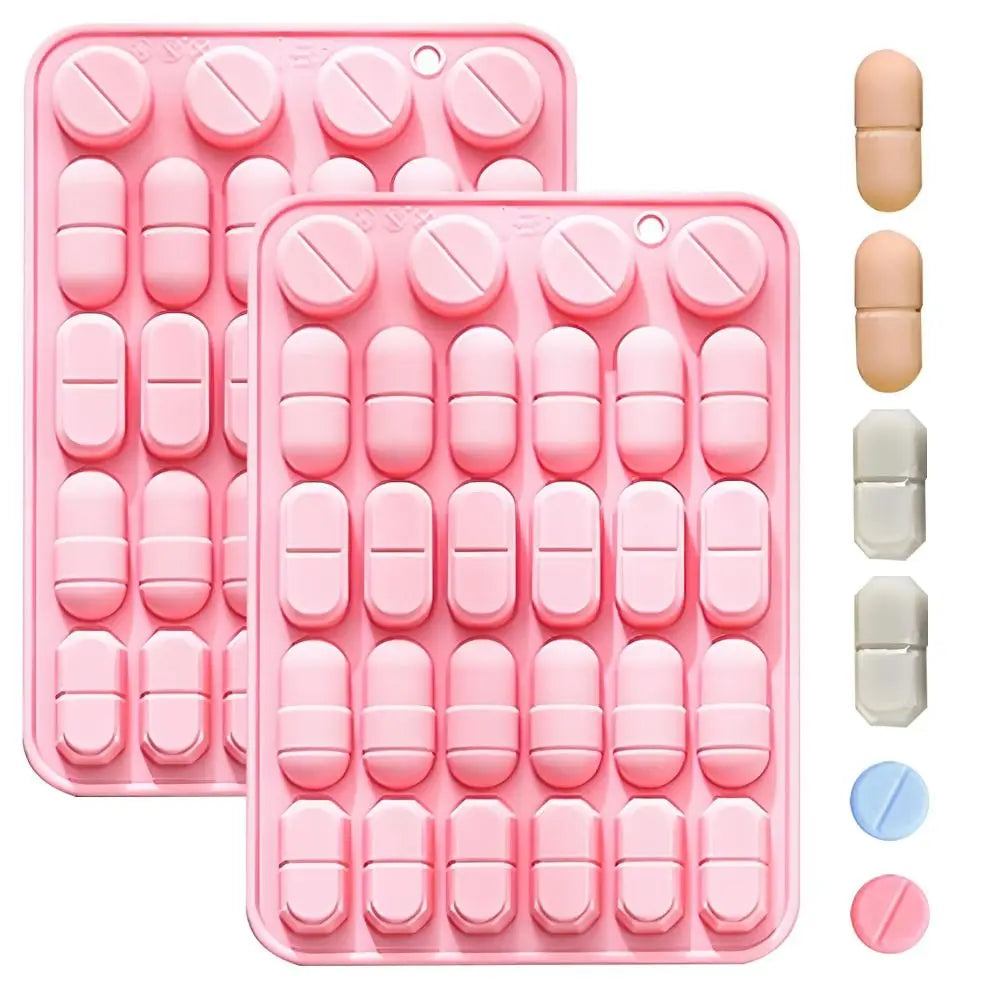 28-Cavity Silicone Capsule Mold for Candy, Chocolate & Gummies Silicone Baking Mold Nixie
