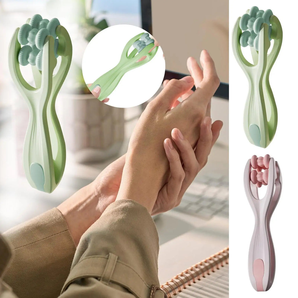 Mini Finger Joint Massager Roller – Double-Row Massage Stick