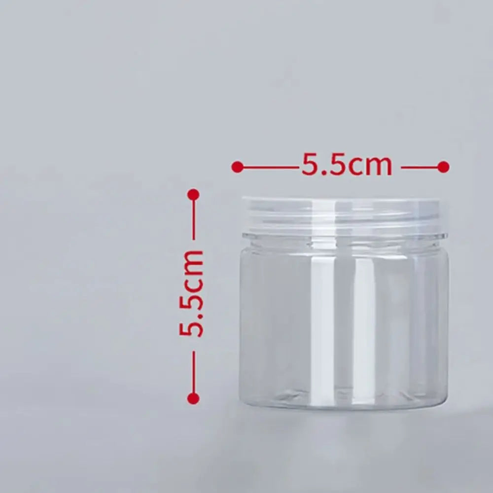 Clear Airtight Food Canister with Lid – Circular Storage Container