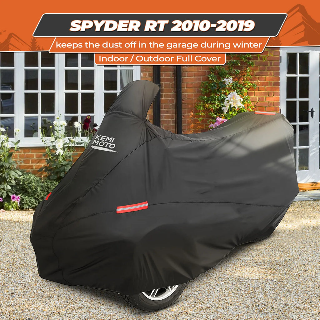 210T Weatherproof Cover – Can-Am Spyder RT/RT-S 2010-2019 Motorcycle Storage Cover Nixie