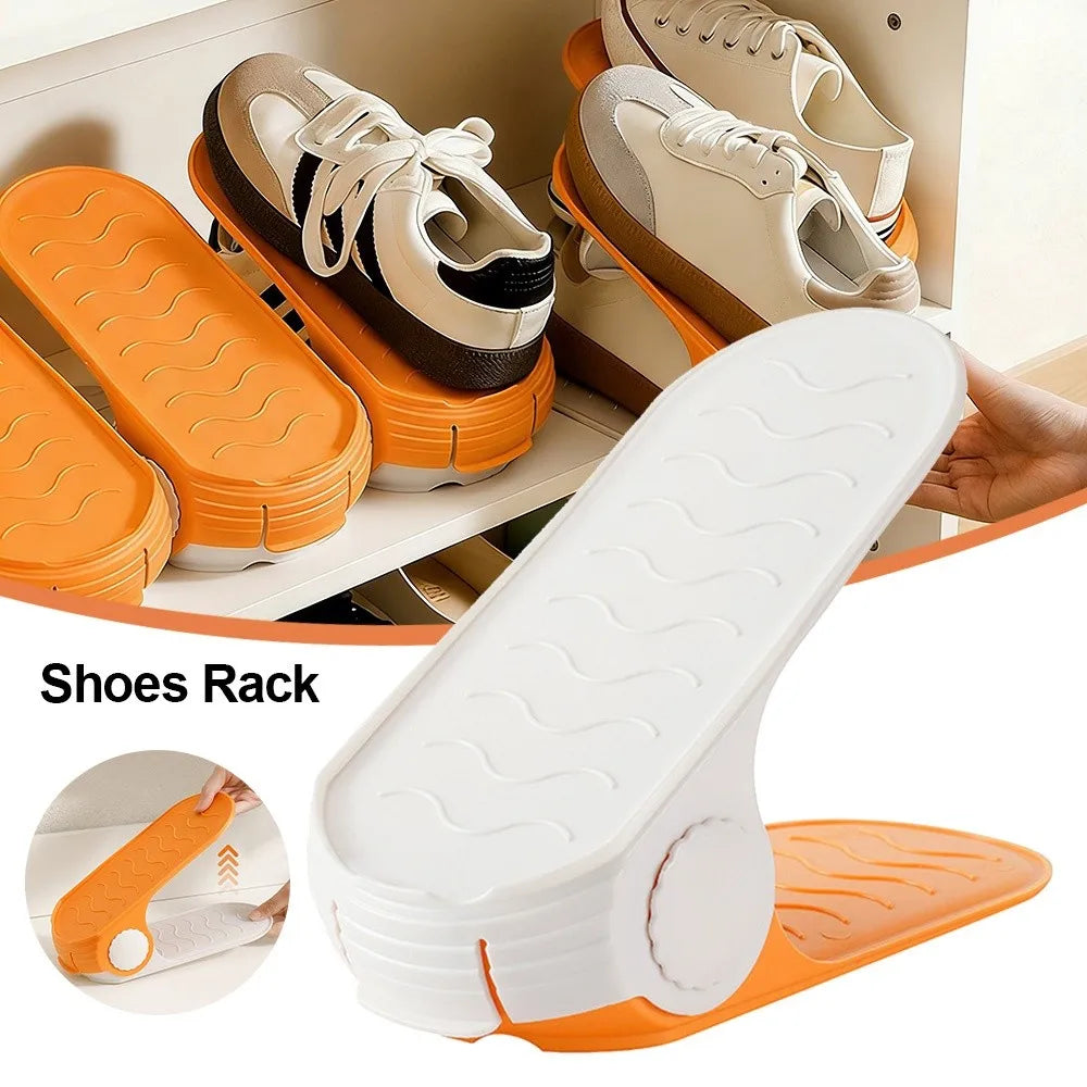 Double Layer Adjustable Shoe Rack Organizer | Space Saving