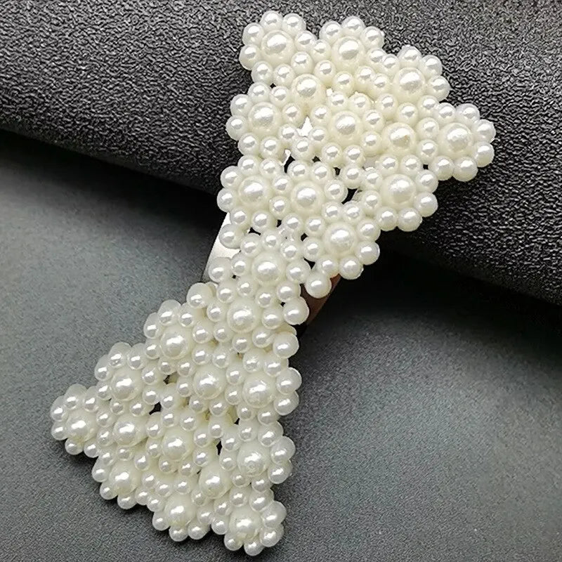 5pcs Handmade Pearl Duckbill Hair Clips – Women's Barrettes Hair Clips Nixie