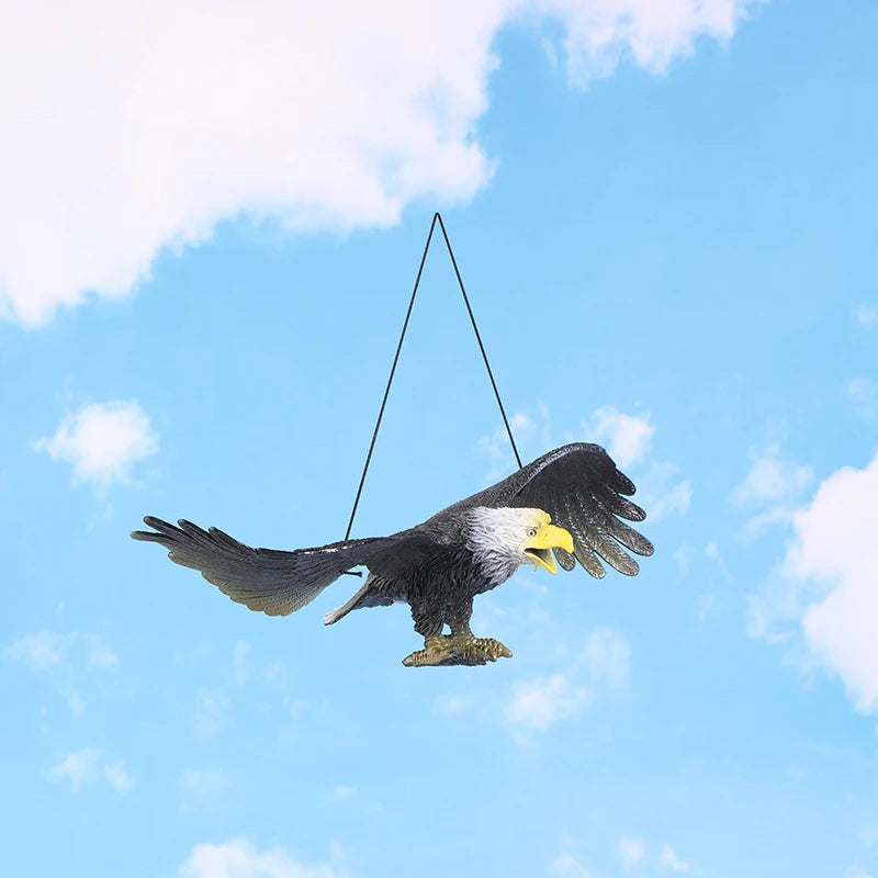Hanging Eagle Decoy Figurine – Garden Bird Deterrent Ornament Garden Bird Deterrent Nixie