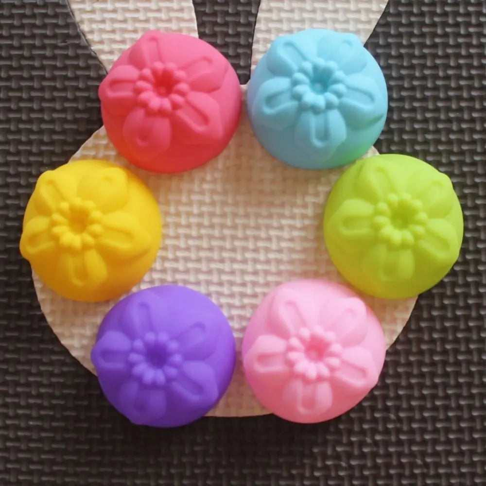 5cm Silicone Flower Cake Mold – Mini DIY Cupcake & Soap Mould Silicone Baking Mold Nixie 1