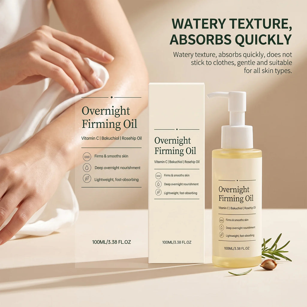 Vitamin C Firming Overnight Facial & Body Oil – 100ml Facial & Body Oil Nixie