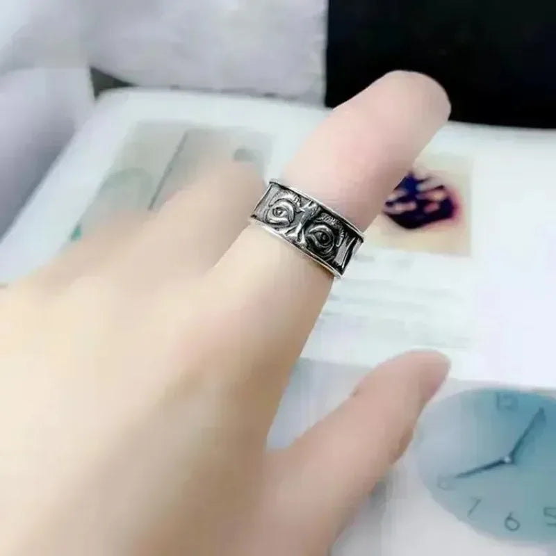 Nixie Owl Opening Ring – Punk Zinc Alloy Mood Tracker Ring Fashion Ring Nixie