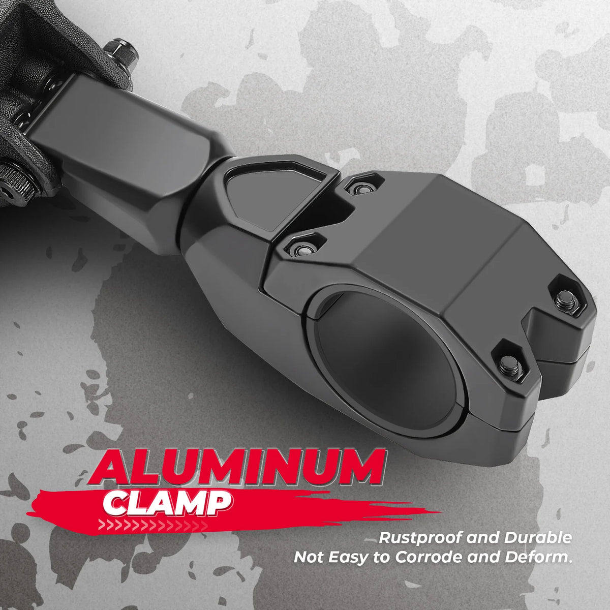KEMIMOTO UTV Side Mirrors Aluminum Clamp 1.75"–2" Roll Cage UTV Side Mirrors Nixie
