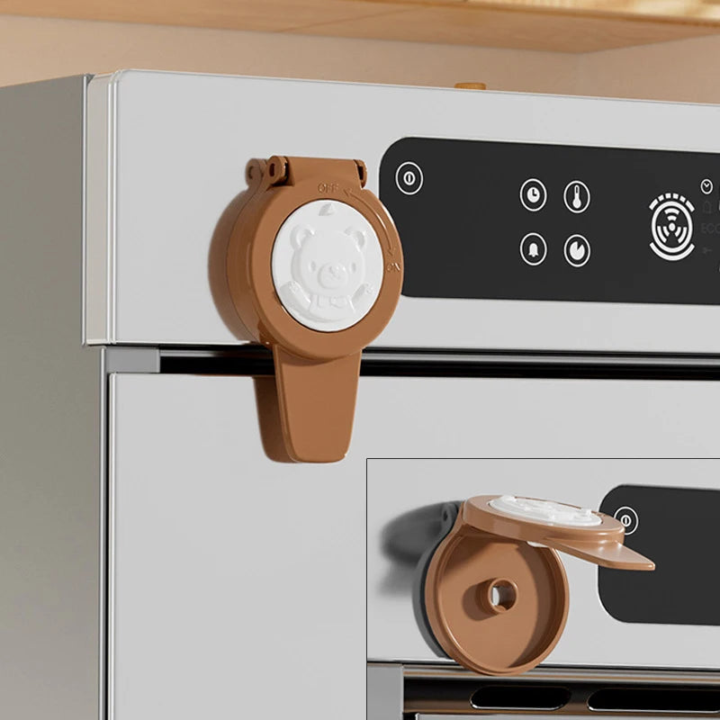 Child Safety Oven Door Lock – No-Drill Kitchen Cabinet Lock Child Safety Lock Nixie