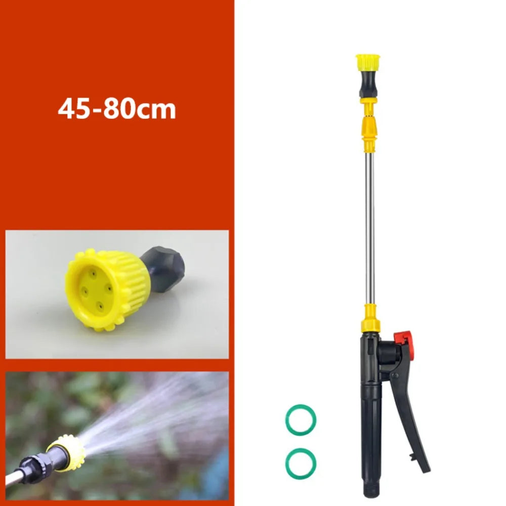 Retractable Stainless Steel Sprayer Wand – Adjustable Extension Rod
