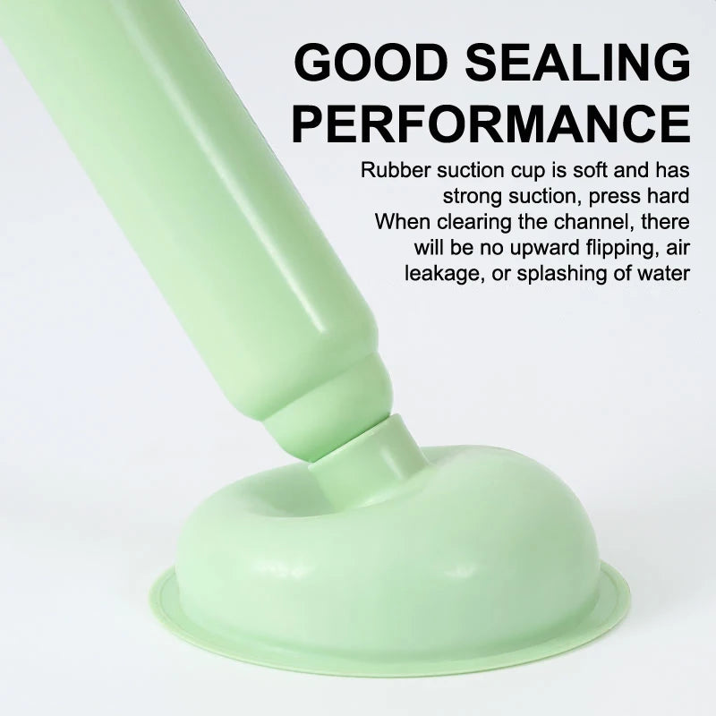 High-Pressure Toilet Plunger – Strong Suction Drain Unblocker Drain Plunger Nixie