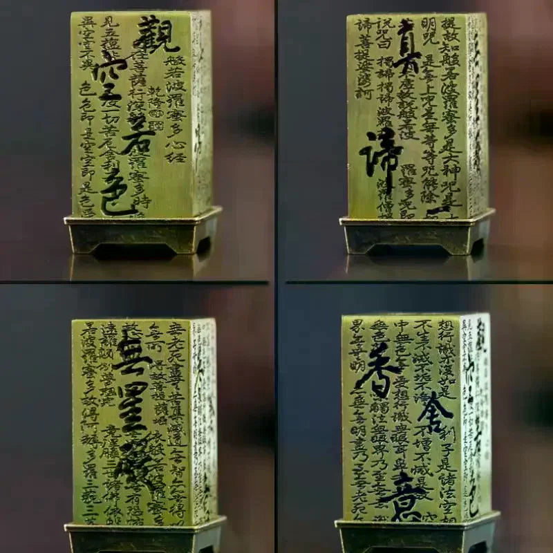 Chinese Style Alloy Square Incense Burner – Vertical Censer Incense Burner Nixie