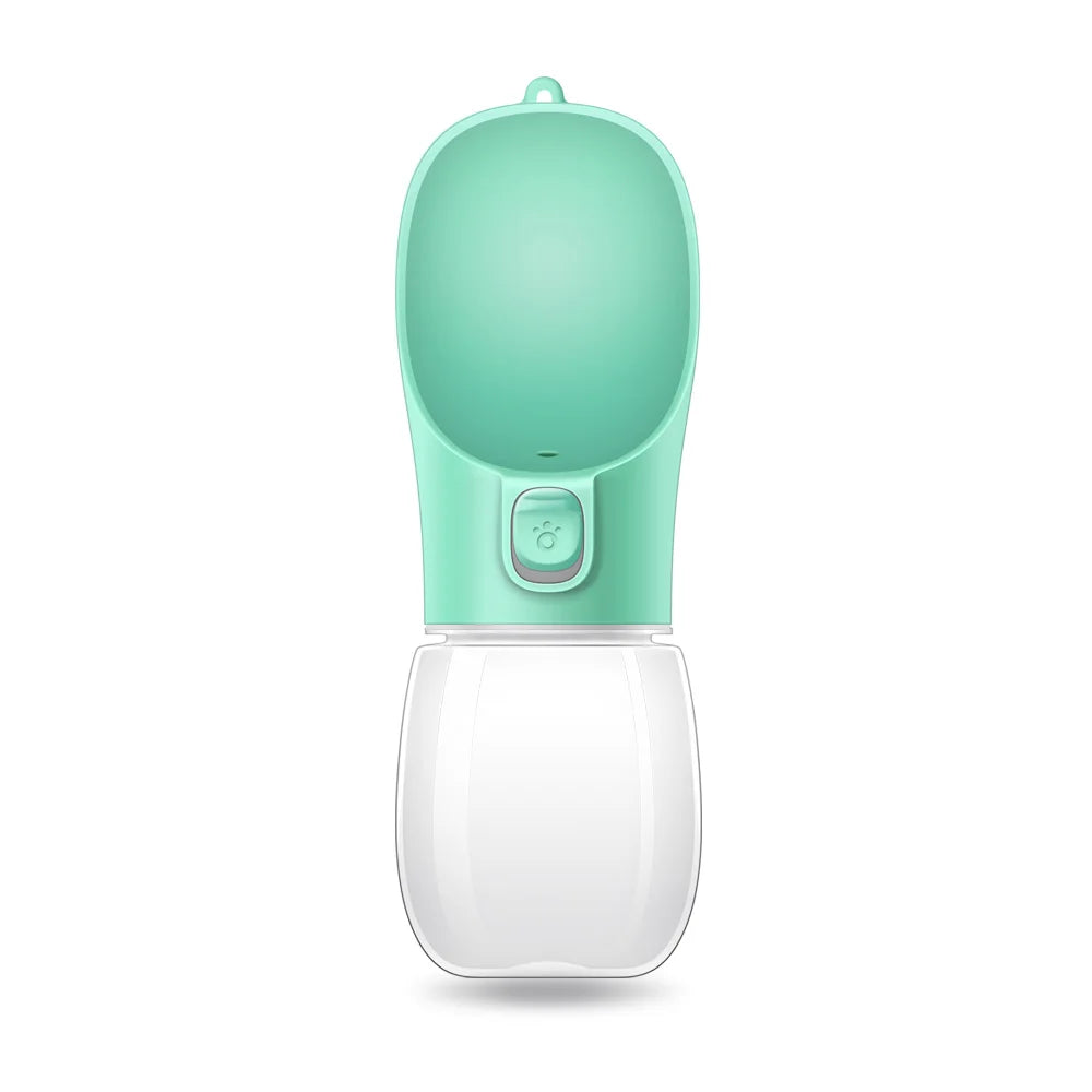 Portable Leakproof Pet Water Bottle for Dogs & Cats Travel Pet Travel Water Bottle Nixie green 300ML - PET