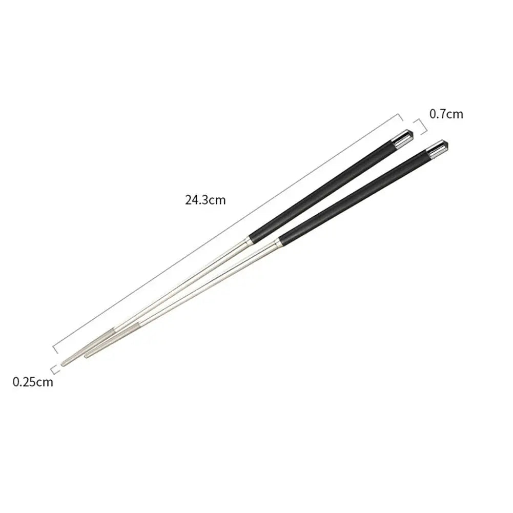 Reusable Stainless Steel Chopsticks – Japanese & Korean Style Reusable Chopsticks Nixie