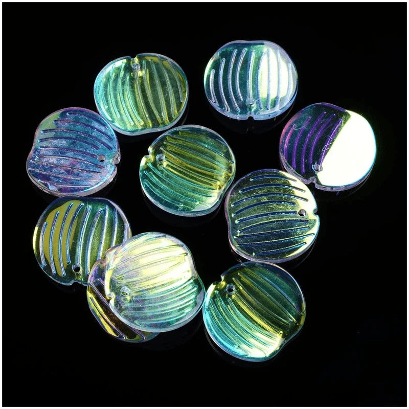 20pcs AB Glass Flower Beads for DIY Jewelry Making Glass Jewelry Beads Nixie