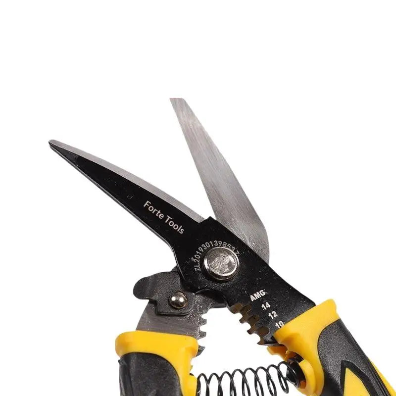 Heavy Duty Tin Snips 2-in-1 Aviation Shears & Wire Stripper Aviation Tin Snips Nixie