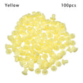 100Pcs Plastic Hole Plugs – Furniture Screw Hole Covers & Caps Furniture Hole Plugs Nixie yellow